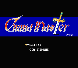 Grand Master — Title screen